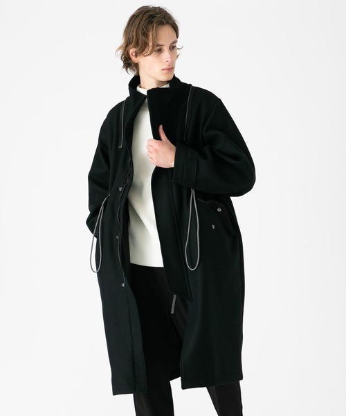 soe（ソーイ）の「【soe】アーミーコート with リムーバブルフーディ