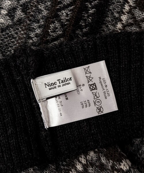 セール】【Nine Tailor/ナインテーラー】Mugwort Stole N-1520