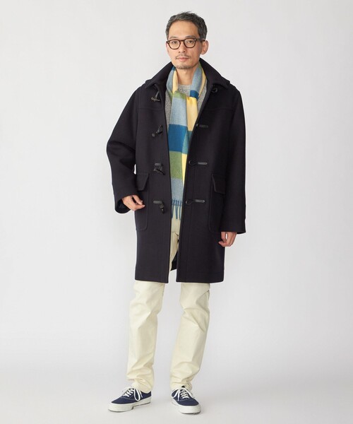 セール】SHIPS: S140 ウールシルク ダッフル コート（ダッフルコート