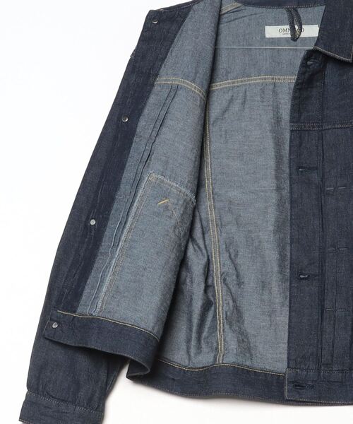 OMNIGOD mens / オムニゴッド] 7ozデニム ショートワークジャケット