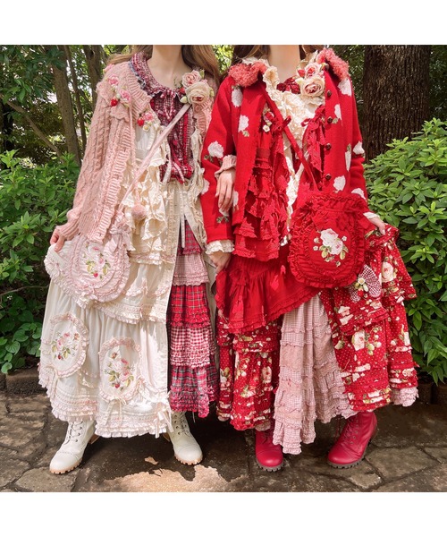 PINK HOUSE（ピンクハウス）の「Berry Rose刺繍入りパッチワーク