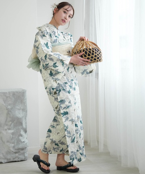 選べる浴衣3点セット utatane オリジナルデザイン 国内染色 美人映え