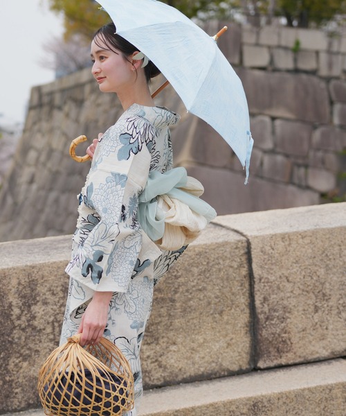 選べる浴衣3点セット utatane オリジナルデザイン 国内染色 美人映え