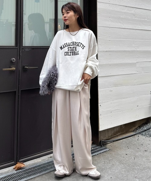 セール】サイドスリットカレッジスウェット（スウェット）｜CIAOPANIC