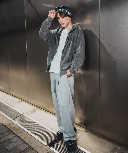 セール】【SIDEWAY STANCE】ケミカル スウェット ジップパーカー