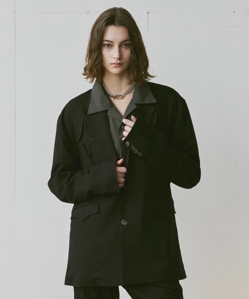 soerte（ソエルテ）の「Single breasted design tack tailored jacket