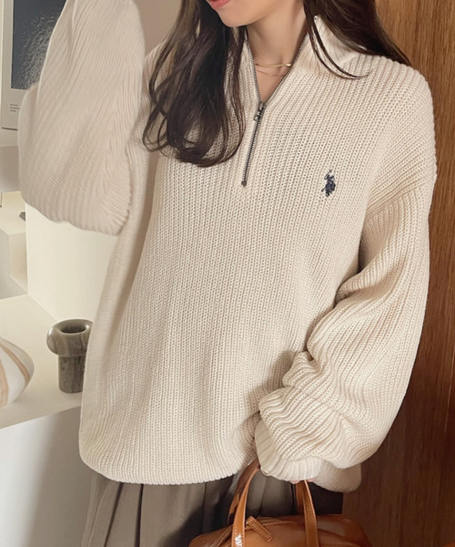 セール】【累計お気に入り数5万件突破！大人気厚手ニット】Ada./U.S.