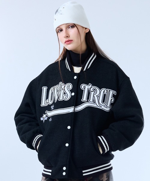 LUVISTRUE（ラヴイズトゥルー）の「FS LUV VARSITY JACKET（スタジャン