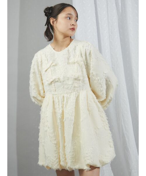 merry jenny（メリージェニー）の「バルーンリボンミニワンピース