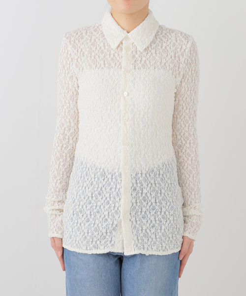 セール】CLANE/クラネ LADY LACE SHIRT 18105-1102（Tシャツ