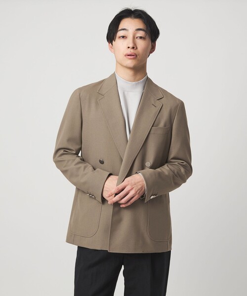 TW トロピカル ダブルブレスト 4B ブレザー ジャケット（テーラード