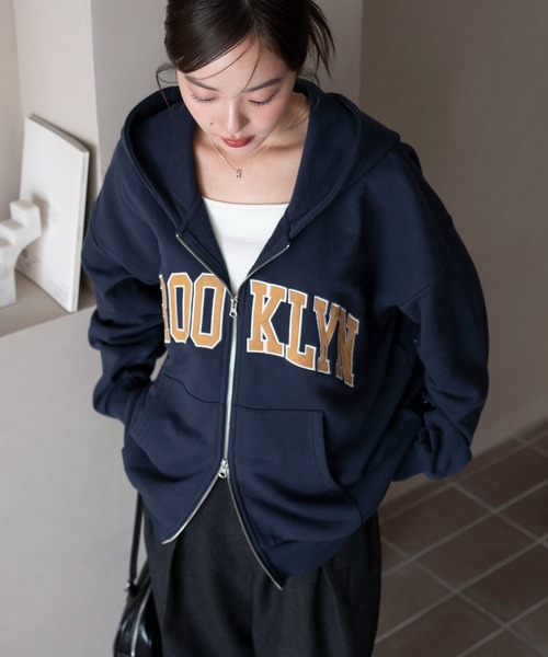 セール】WEGO/【26年春 新色登場】グラフィック ダブルZIP BIGパーカー