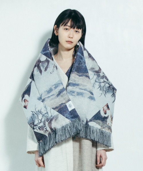 STOF（ストフ）の「STOF/ストフ/Flagments JQ stole（ストール