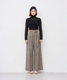 グレンチェック ハイウエスト」に該当するパンツ（ワイド・ルーズ