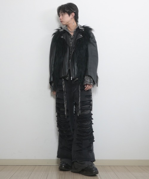 GRANCY（グランシー）の「【GRANCY】Sweat Docking Design Damage