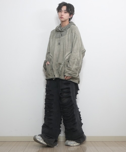 GRANCY（グランシー）の「【GRANCY】Sweat Docking Design Damage