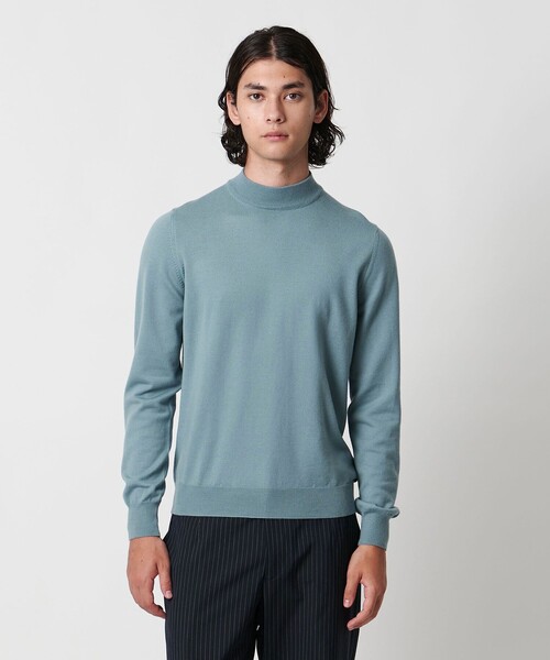 セール】＜Gran Sasso＞12ゲージ モックネック ニット（ニット