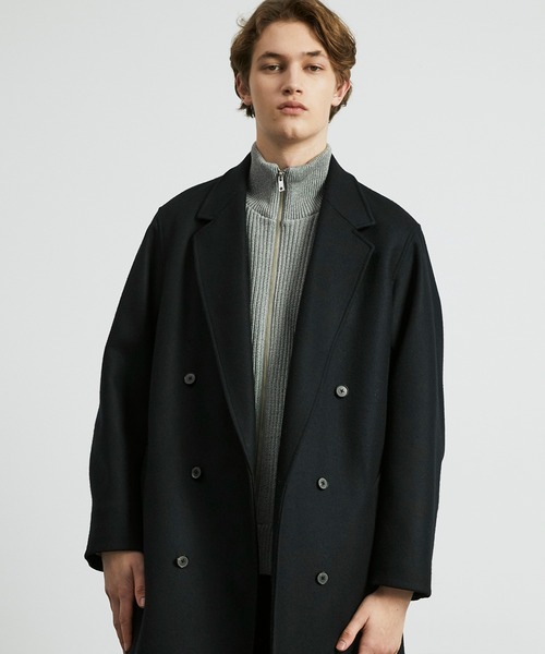 再入荷なし残りわずか》超撥水140S ダブルチェスターコート ｜保温
