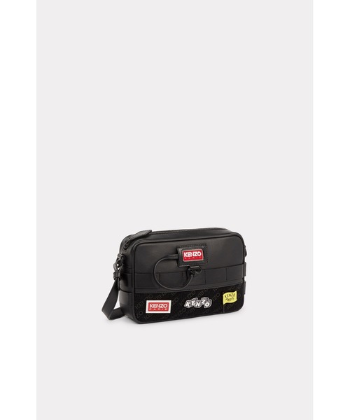 KENZO（ケンゾー）の「レザー KENZO ジャングル クロスボディ バッグ