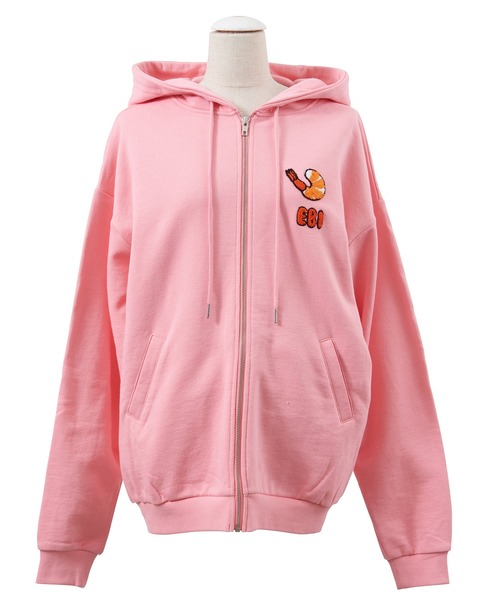 PUNYUS（プニュズ）の「フードサガラ刺繍ビッグZIPパーカー（パーカー