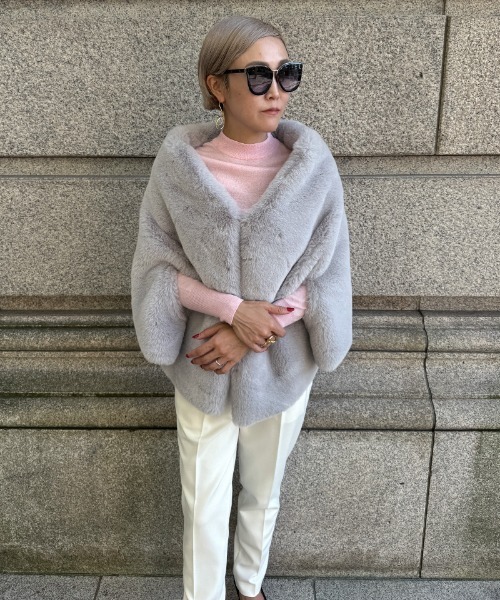 リッチボリュームファーケープ（その他アウター）｜JENNE（ジェンヌ