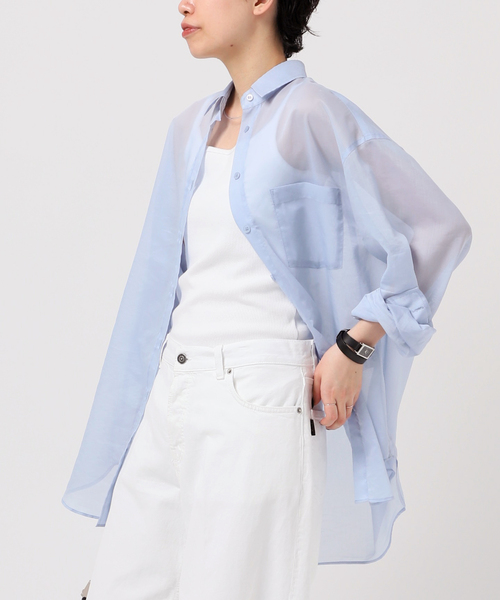 シアーシャツ（シャツ/ブラウス）｜AP STUDIO（エーピーストゥディオ