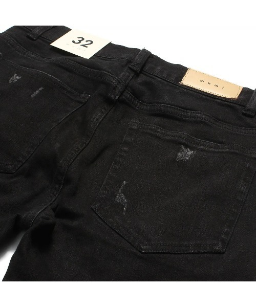 セール】【mnml】X165 PAISLEY STRETCH DENIM [I]（デニムパンツ