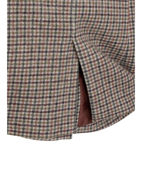 Ameri（アメリ）の「CHECK ECO WOOL BIG JACKET（テーラードジャケット