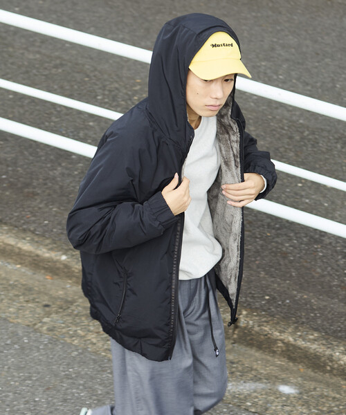 セール】限定展開 リラックスフィット ナイロン フリース リバーシブル