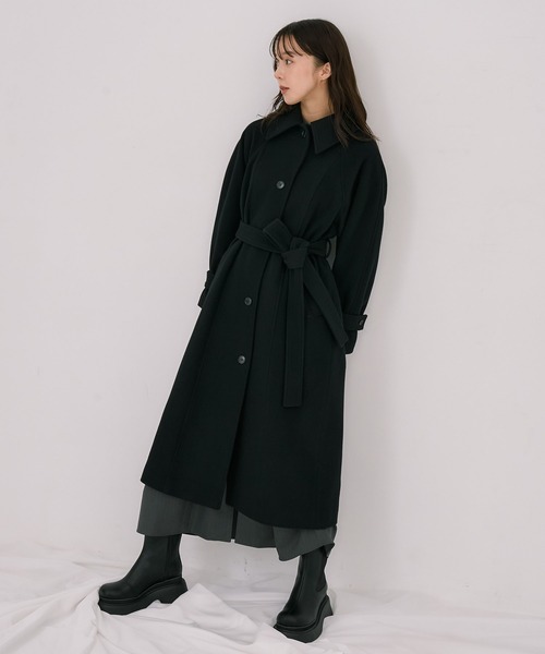 ZOZOランキング1位獲得！》【オンライン限定】2wayウールロングコート