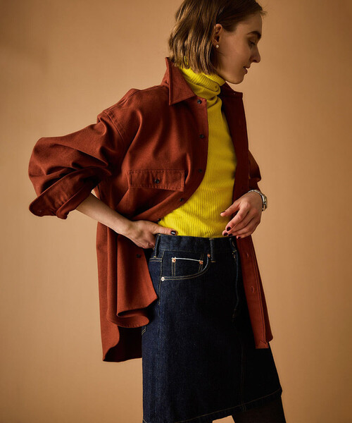 THE SHINZONE（ザ シンゾーン）の「THE SHINZONE | DENIM MINI SKIRT