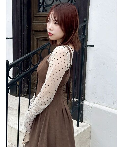 ブラトップレイヤードワンピース（ワンピース）｜dazzlin（ダズリン