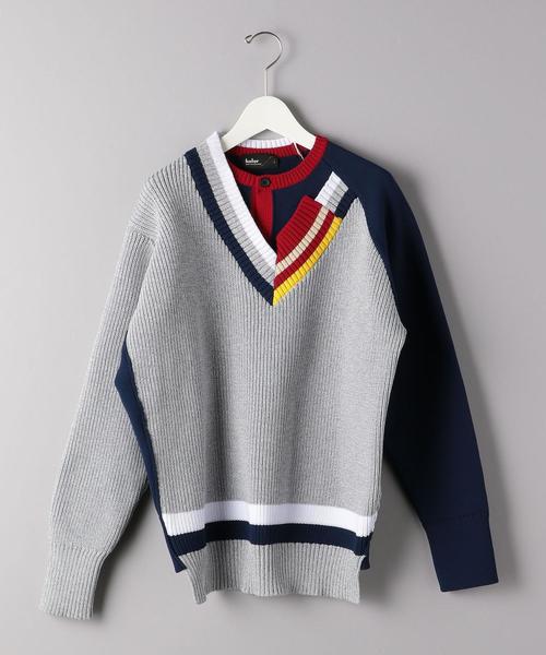 kolor（カラー）の「＜kolor（カラー）＞ チルデン Vネックニット