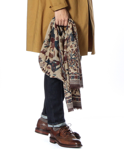 DRAKE'S（ドレイクス）の「Drake's / プリントストール（ストール