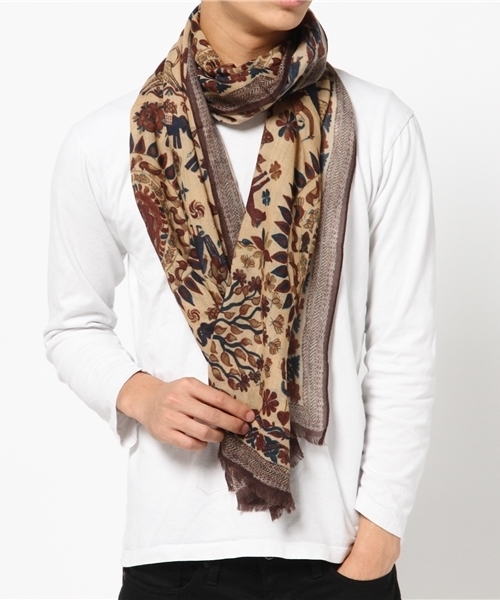 DRAKE'S（ドレイクス）の「Drake's / プリントストール（ストール