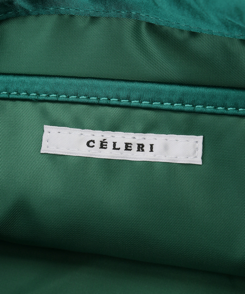 Deuxieme Classe（ドゥーズィエムクラス）の「CELERI SATIN MINI POUCH