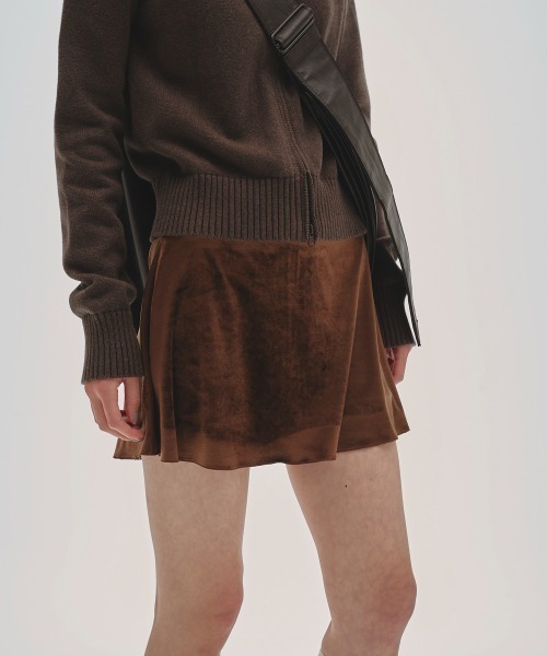 TODAYFUL（トゥデイフル）の「Velour Square Skirt（スカート）」 - WEAR