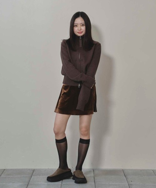 TODAYFUL（トゥデイフル）の「Velour Square Skirt（スカート）」 - WEAR