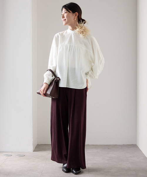 追加》シルクオーガンジーコサージュ（ブローチ/コサージュ）｜VERMEIL