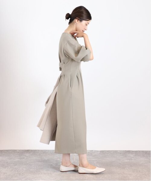 追加》P/Ryツイルウエストシェイプワンピース（ワンピース）｜VERMEIL