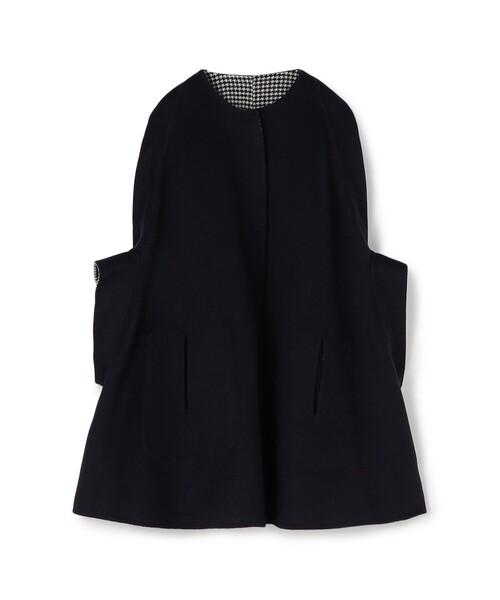 スーパーダブルフェイス リバーシブルマントコート（ポンチョ