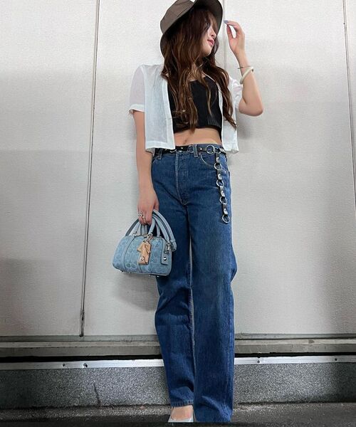 COACH（コーチ）の「ルビー サッチェル 18・シグネチャー デニム