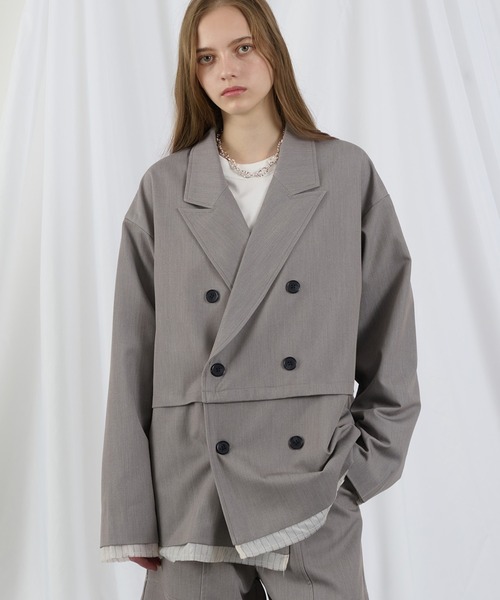 DOUBLE TAILORED 2WAY JACKET/ダブルテーラード2WAYジャケット