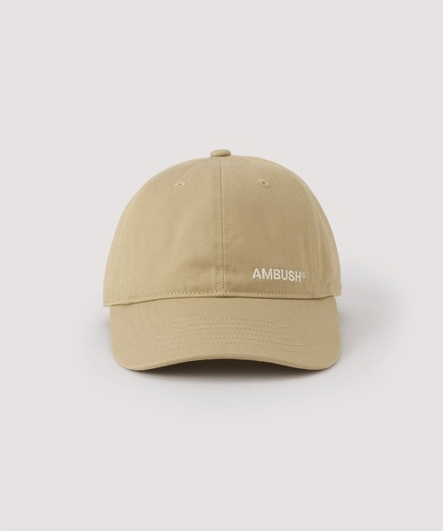 AMBUSH GOTHIC LOGO CAP ベースボールキャップ ネイビー LOGO CAP