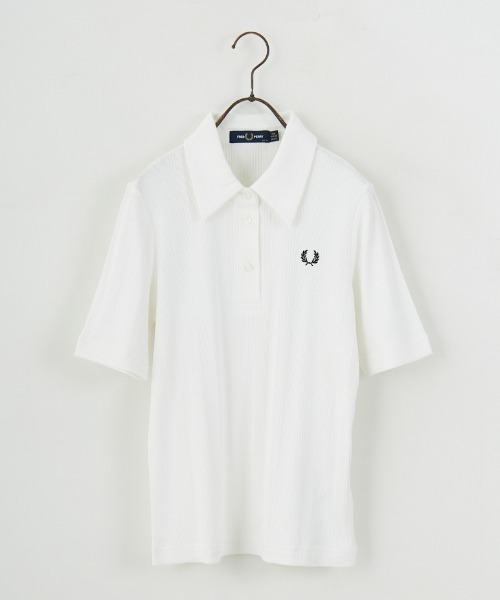 セール】[FRED PERRY/フレッドペリー] ワンポイントロゴ刺繍 リブ