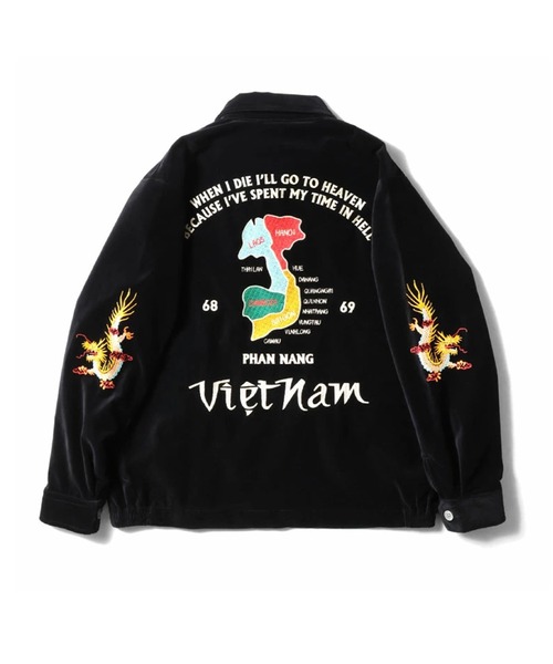 セール】HOUSTON ヒューストン COTTON VELVETEEN VIETNAM JACKET