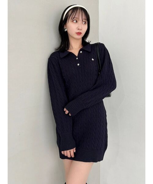 POLO BCS コラボ】ケーブルポロニットワンピース（ワンピース）｜POLO