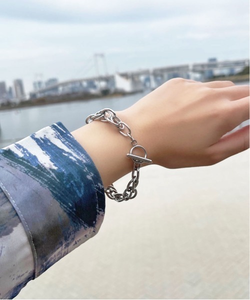 モチーフチェーンブレスレット(ユニセックス)（ブレスレット