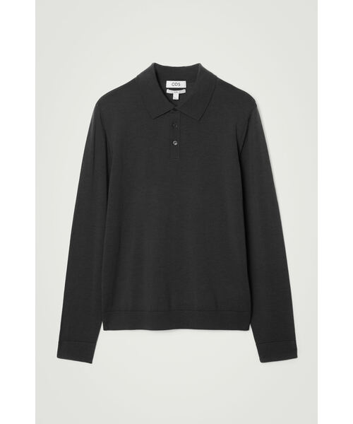 メリノウールポロシャツ（ポロシャツ）｜COS（コス）のファッション