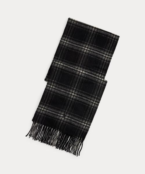 セール】チェック ウールカシミヤ マフラー（マフラー）｜POLO RALPH